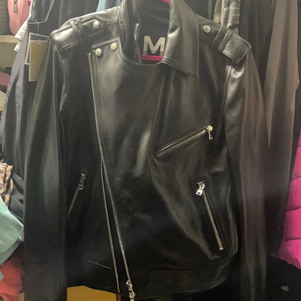 BALMAIN MEN’S LEATHER JACKET